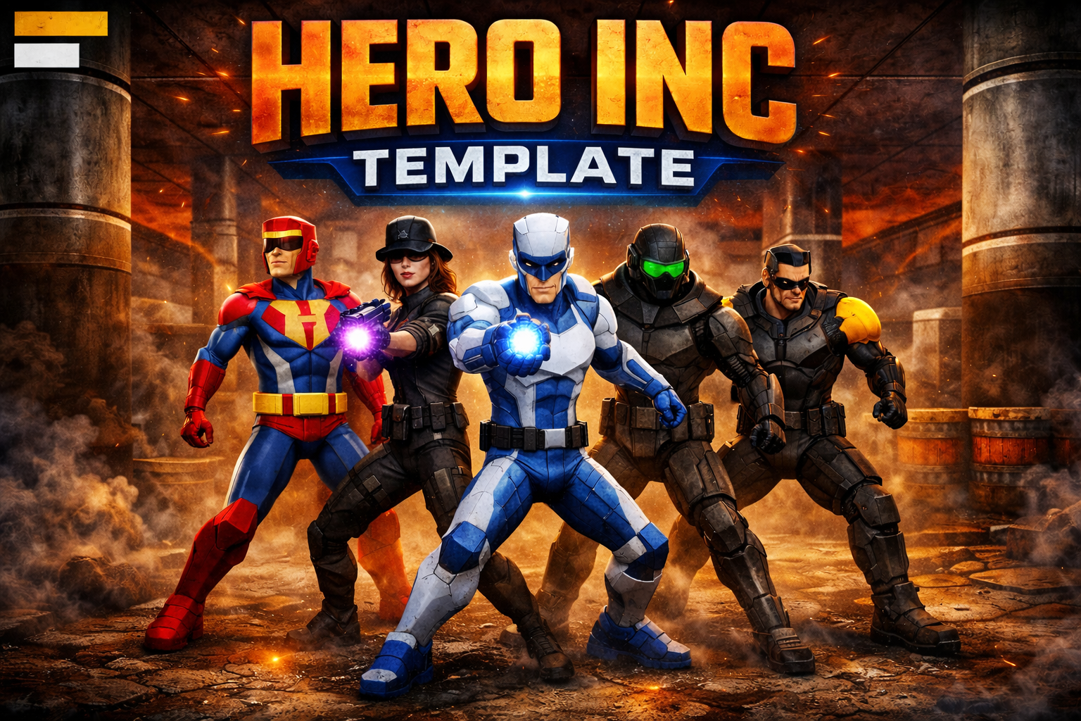 Hero Inc Template thumbnail